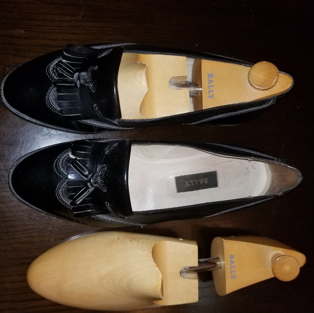 Bally ladies Black loafers